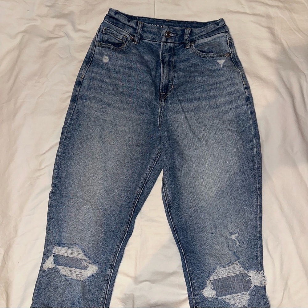 Curvy mom jean american eagle pants